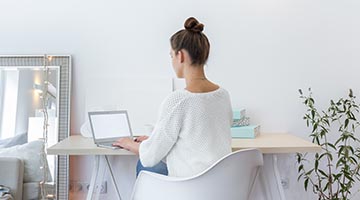 working from home