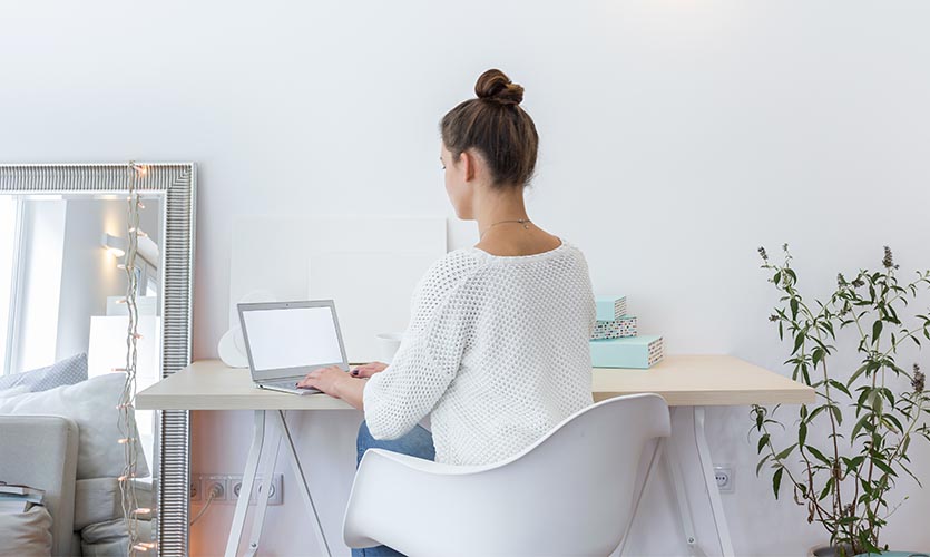 working from home