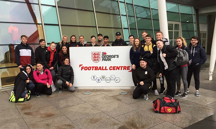 Group shot - St Georges Park visit