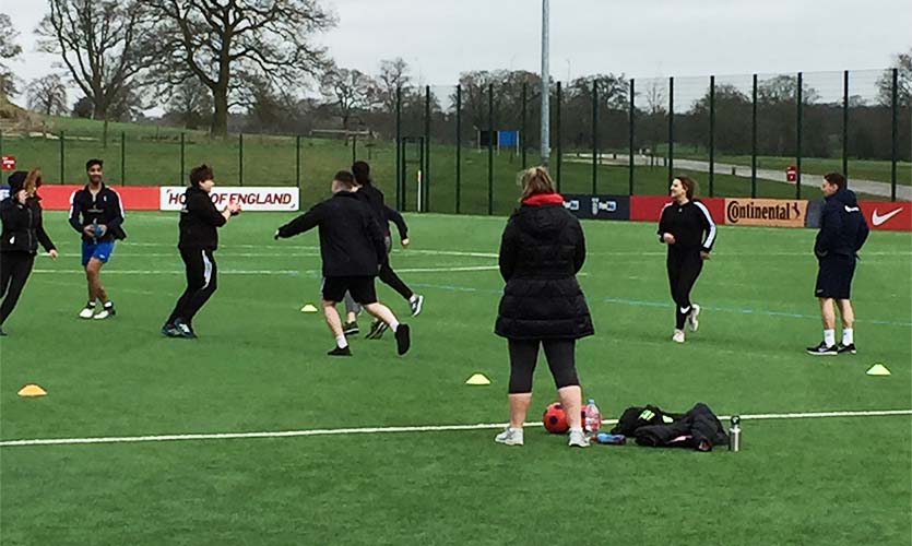 Training session - St Georges Park visit