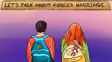 Forced marriage explored in new comic for school children