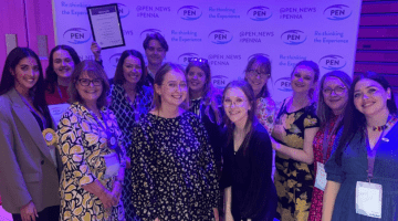 Winning night for students at Patient Experience Network National Awards 2024